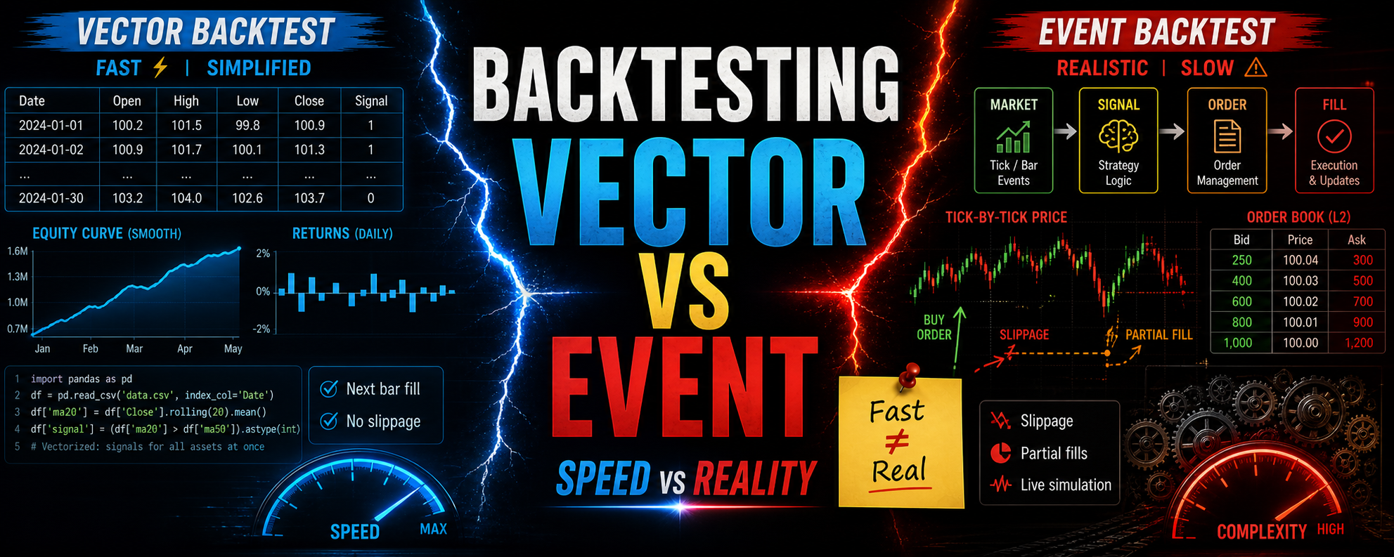 Backtesting Paradigms: Vector-Based vs Event-Based | Quant Insider Blogs